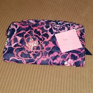 Vera Bradley Front Zip Wristlet Katalina Pink